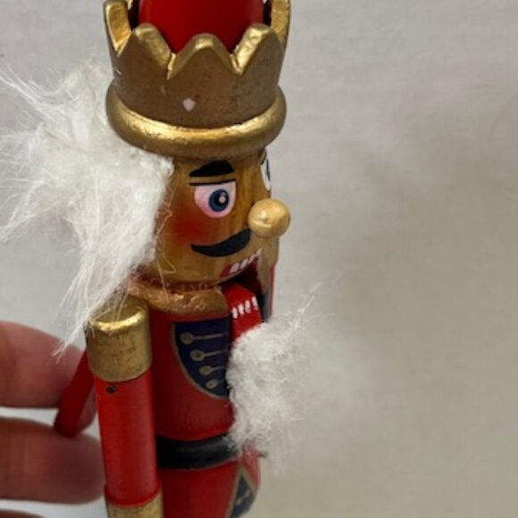 Christmas Wooden Table Nutcracker Style Decor Soldier Holiday 8.75"Tall - Picture 4 of 16